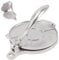 Tortilla Press, Tortilladora Press, Aluminium Alloy Tortilla Maker, Dough Press, Rotis Press, Quesadilla, Pressing ToolPizza Pie Patty Making (16cm Silver)