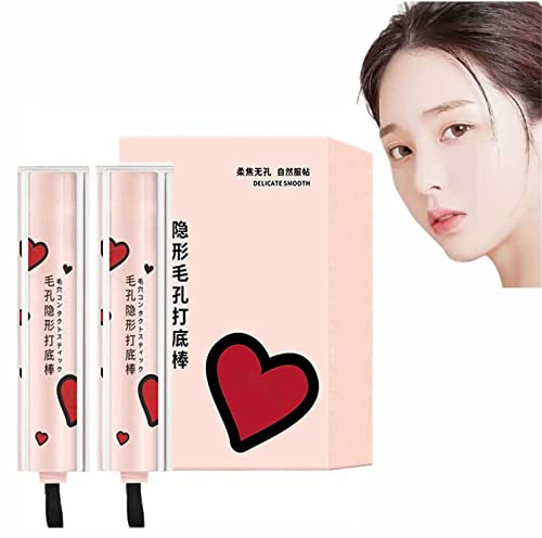 Magical Pore Eraser Waterproof Face Primer Stick | Invisible Pore Primer Stick,Hydrating Primer Face Stick,Priming Makeup Stick,Blur Stick Primer for Face,Smooth Fine Lines (2pcs)