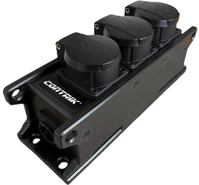 Contrik Power Strip Xtreme Outdoor CPPSF3RD-TT IN: 1x powerCON True1 Stecker Out: 3X 230V Schuko und 1x powerCON True1 Buchse (Link) Stromverteiler