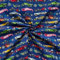 Textrend Baumwollstoff Meterware - Stoff zum Nähen - 100% Baumwolle - Textilien 1x1.6m - Kinderstoffe - Fahrzeuge (Super Cars auf dunkelblauem Hintergrund)