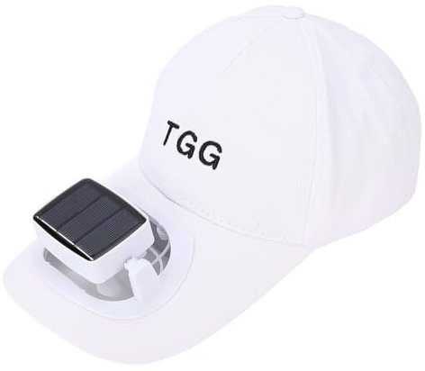 Gorra para Ventilador Solar, Aspas Suaves para Ventilador, Protección de Verano, Gorra de Béisbol con Carga USB y Ventilador Solar para Playa, Jardín, Deportes, Sombrero de