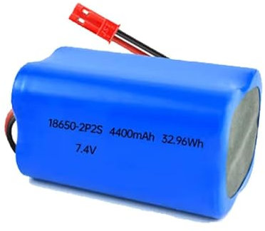 7.4V 4400mAh Li-ion Battery Pack RC Replacement Rechargeable Battery Pack Built-in 18650 * 4 Cell for Airplane DIY,Fishing lights,Doorbell,Handheld Fan,Radio,Speakers,etc.
