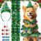 BABORUI Hund Weihnachtsschmuck - Hund Weihnachtsbaum Outfit Hunde, DIY Hund Weihnachtsbaum Kostüm mit Hund Weihnachten Stirnband, Weihnachtsbaum Hundekleidung für Große/Mittel/Kleine Hunde