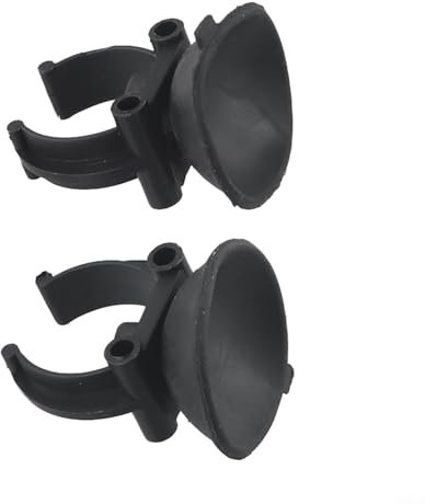 Aprilsunnyzone Lot de 2 ventouses de rechange pour chauffage d'aquarium, pour chauffe-aquarium, clip de support, 2 ventouses de chauffage, utilisation polyvalente