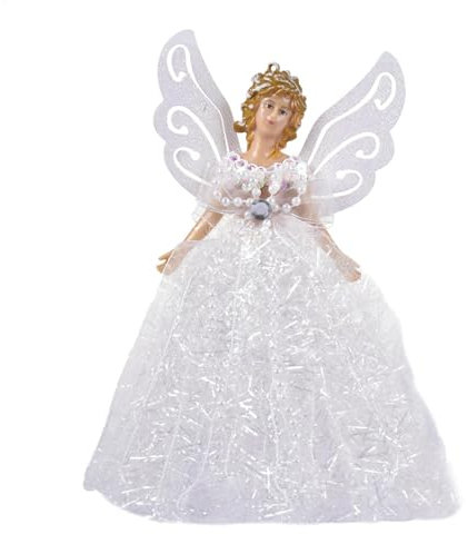 Angel Christmas Tree Topper - Cute Fairy Angel Figurines for Standing Tree Decoration