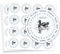GOMAKERER 320 Pcs Duck Egg Laid on Stickers, 5cm Round Farm Fresh Eggs Sticker Round Eggs Stickers PET Adhesive Egg Packaging Sticker for Box Container Carton Farm Supplies