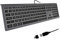 B.FRIENDIT Backlit Wired USB Keyboard, Comfortable Quiet, Low Profile Flat Chocolate/Scissor Keys, Durable Ultra-Slim for MacBook Pro/Air, iMac, Mac mini ﻿, Laptop - Black Grey