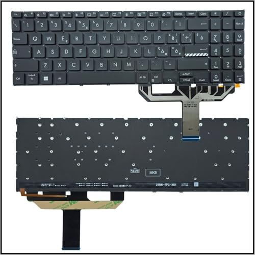 TASTIERA ITALIANA PER ASUS VIVOBOOK 15 X1504VA-BQ1385W NERA RETROILLUMINATA
