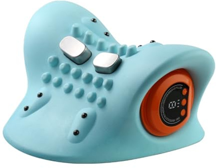 azouna SmartNeck 4-in-1 Nackenmassager,Sechs Massageintensitäten, innovative EMS-Niederfrequenztechnologie, konstante Temperaturheizung, komfortables Erlebnis