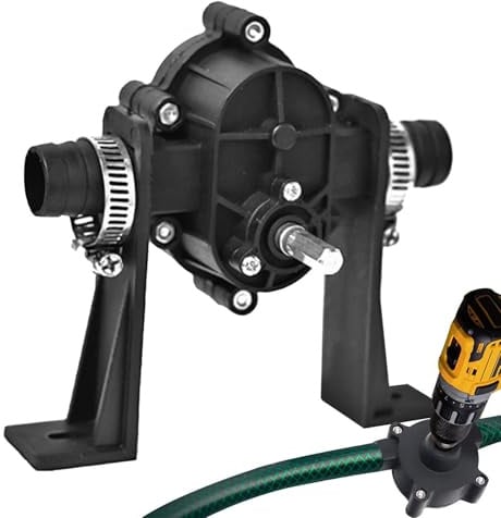 Pompa per trapano elettrico - Pompa 'acqua ad alte prestazioni da 4,33x4,72 pollici, struttura robusta, funzionamento portatile, resistente alla corrosione | Pomp da trapano versatile per il tras