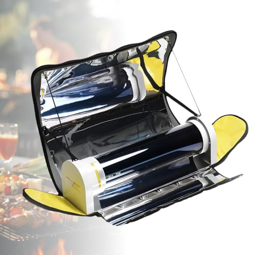 CIELOBLOEN Parrilla de Camping Solar | Cocina Solar, hornos solares para cocinar | Capacidad 4,5 L | para 2-3 Personas | Diseño fácil de Usar | para Parque, Patio, jardín, Playa