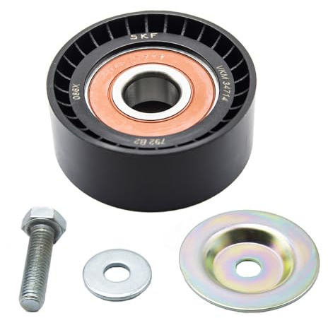 SKF V-Ribbed Belt Idler/Guide Pulley VKM 34714 Right-Hand Position Height 78 mm Length 76 mm Width 49 mm - OE Quality