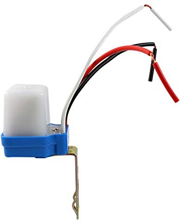 Szaerfa AC DC 12V 10A Automatische Ein-Aus-Lichtschranke Lichtschalter Fotoschalter Lichtsensor-Schalter Straße Straße Tag aus Nacht bei automatisch betriebener Beleuchtungssteuerung