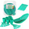 31 Piece Camping Picnic Plastic Utensils BBQ Set with Knives Forks Spoons Cups & Plates (Green)