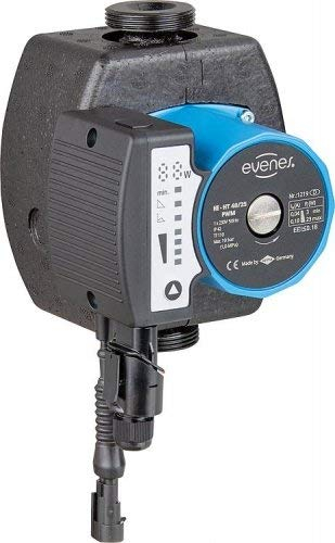 Heizungsumwälzpumpe EVENES HE-HT PWM Signal Einbaulänge 180 mm Heizung Pumpe Auswahl HE-HT 180 DN25-60-25