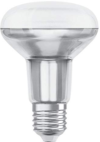 OSRAM Dimmbare R80 LED Reflektorlampe mit E27 Sockel, Warmweiss (2700K), Glas Spot, 9.6W, Ersatz für 100W-Reflektorlampe, LED SUPERSTAR R80 , 10er-Pack