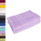 Lavea 2er Set Duschtuch 70x140 cm, Frottierserie Elena - Premium Dusch-Handtuch Set/Badetücher Set - weich & saugfähig 100% Baumwolle - Lavendel
