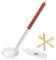 Louche XXL 61 cm Louche à soupe Ustensile de cuisine Cuillère à sauce en acier inoxydable Louche Polownik Louche à soupe Plow Plov Kazan