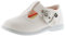 victoria Alba Hebilla Lona, Zapatos Tipo Ballet Unisex bebé, Blanco, 25 EU