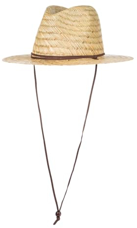 Quiksilver Jettyside - Straw Lifeguard Hat for Men - Hut - Männer - S/M - Gelb.