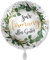 Folienballon Zur Firmung alles Gute Greenery, ca. 43 cm