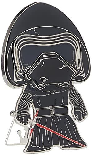 Funko Pop! Large Enamel Pin Star Wars: Kylo Ren - Kylo Ren Emaille-Nadeln - Niedliche Brosche Zum Sammeln - Für Rucksäcke & Taschen - Geschenkidee - Offizielle Handelswaren - Movies Fans