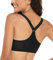 Lemorosy Women's Lace Racerback Front Closure Bra Plus Size Full Figure Unpadded Everyday Underwire for Big Bust(Black,40E)