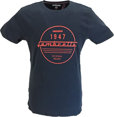 Lambretta Mens Classic 1947 Logo Navy Small