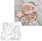 Skifahren Lebkuchenmann Metall-Stanzformen, niedliche Skating-Lebkuchenmann-Schablonen, DIY-Bastelkarten, Stanzformen für DIY-Prägung, Kartenherstellung, Foto-dekorative Papierformen, Scrapbooking