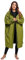 NUZAMAS Manteau de surf imperméable à capuche pour la plage, la natation, le surf, le bain, l'automne et l'hiver, unisexe, taille M, vert, M