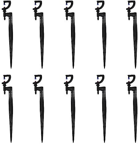 10 Pcs 360 Degree Water Flow Irrigation Drippers Durable Drip Emitters Adjustable Sprinkler Drip System Parts for Vegetable Garden, Garden, Greenhouse