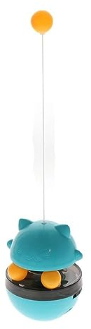 Kopida Cat Treat Dispenser Toy, Cat Treat Puzzle Toy, Tumbler Interactive Ball with Bell Cat Puzzle Feeder, Cat Food Puzzle Cat Food Ball