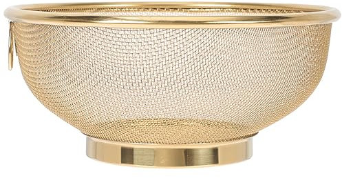 Cabilock Water Steel Filter Steel mesh Colander Basket Small Water Filter Pitcher mesh Vegetable Steel Colander Sieve Sifter Rice Drainer Rice