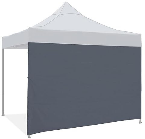 Side Panel Canopy Sidewall Panels Straight Leg Gazebos Tent Sunshade Windproof And Give Privacy Gray 1 Pack Sidewall Only