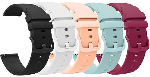 Blueshaweu Bracelet compatible avec Huawei Watch GT 4 Smartwatch 41 mm, bracelet de montre de rechange classique en silicone pour Huawei Watch GT 4 41 mm