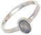 SILVERNROCK Labradorit Edelstein-Bandring für Herren und Damen alle Größen Geschenkartikel 925 Sterlingsilber-Ring handgefertigter Schmuck ERG-108L_48 (15.3)