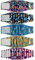 BLIWINPT Hundewindeln, hochabsorbierendes Bauchband für männliche Hunde, Bauchbänder für männliche Hunde, XXXL mit niedlichen Mustern, 5 Packungen (XXXL, Taille 68,6 cm – 83,8 cm)