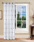 Tata Home Coppia Tendoni per Interni a Vetro Finestra Semitrasparenti Bianche Tende Camera Soggiorno Sala da Pranzo Fantasia Shabby Chic 140x290 cm con Cuori Rossi