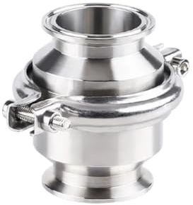 UGLYAF 1/2 3/4 1 2 Sanitär-Tri-Clamp-Rückschlagventil Lebensmittelqualität SS304 Rückschlagventil(OD76 x Clamp 91)