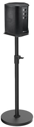 Height Adjustable Speaker Stand for Bose S1 Pro / S1 Pro Plus Floor Stand, Extends 45 to 54, Holds up to 20LBS, Wireless Studio Monitors Heavy Duty Speakers Stands for Bose, with Screws, Black