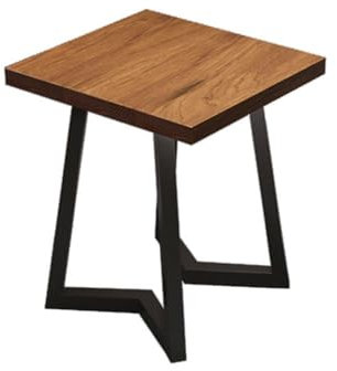 Esstisch und Stühle aus Massivholz im Industriestil, Vintage quadratischer Tisch, runder Tisch, Couchtisch, Grill, Restaurant, Casual Bar, Hot Pot, Restaurant, 2 bis 4 Personen,