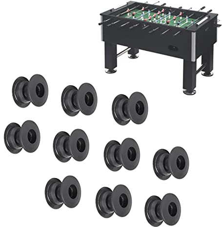 WPKD BLUEIY Tischfußballlager,10 Satz Kickertisch Board Lagerstange,Kickerbuchse Tischfußball,Maschine Lager Kickertisch,Durchmesser 48mm,Innendurchmesser 16 mm,für Tischkicker Tischfußball