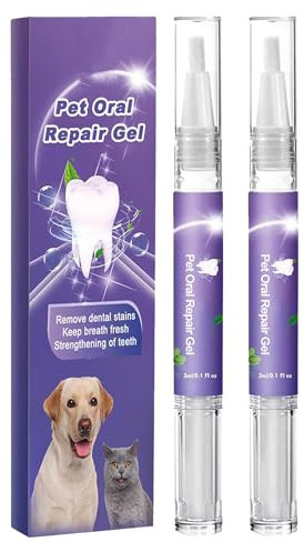 Gel Reparador Bucal para Mascotas,Gel de Limpieza de Dientes de Perro,Gel de Reparación Oral para Mascotas,Gel Blanqueador de Restauración Oral para Mascotas,Gel Ambientador de Aliento de Mascotas