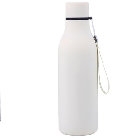 PBENO Bottiglia Termica Tazza for Acqua isolata in Acciaio Inossidabile Tazza for Acqua Semplice Portatile Tazza for Acqua for Ufficio di Grande capacità Bottiglia for Acqua Sportiva(D)