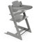 Stokke Tripp Trapp High Chair (Storm Grey) with Stokke Tray (Storm Grey) - Includes Tripp Trapp Chair & Baby Set 2 for Children 6-36 Months - Adjustable, Ergonomic & Easy to Clean
