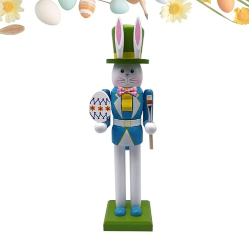 -Osterhase – -Dekoration aus, Hasenfigur, Ornament | -Osterfigur, Ornamente sammeln, 30,5 cm großer -Osterhase aus, Dekofigur für die