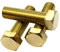 Quincaillerie, boulons, boulons hexagonaux en laiton à filetage fin, vis à tête hexagonale M8 M10 M12 M14 M16(M8 x 1.25 x 30 mm 5pcs)