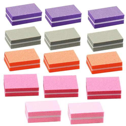 UTHCLO 50 Stück Teiliges Nagelpolierblock Vielseitiger Nagelbuffer für Natürliche Nägel Gebogene Nagelfeilen und Polierblöcke Langlebig und Handlich für Gel Acrylnägel Reise maniküre
