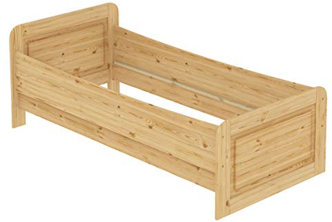 Erst-Holz® Seniorenbett extra hoch 90x220 Einzelbett Holzbett Gästebett Massivholz Kiefer Bett 60.42-09-220 oR