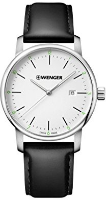 Wenger Unisex ErwachseneArmbanduhr Analog Quarz Leder 01.1741.109